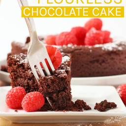 Vegan Flourless Chocolate Cake