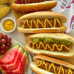 Vegan Hot Dogs [Seitan Dogs]