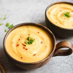 Vegan Instant Pot Cauliflower Soup Recipe