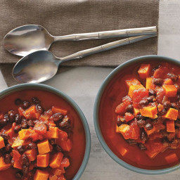Vegan Instant Pot Chili with Sweet Potato and Black Beans