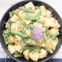 Vegan Instant Pot Potato Salad with Green Beans