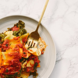 Vegan Kale and Rutabaga Lasagna