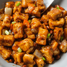 Vegan Kung Pao Tofu (宫爆豆腐)