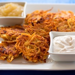 Vegan Latkes (with Gluten-Free and Baked Variations)