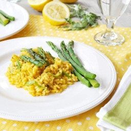 Vegan Lemon and Asparagus Risotto