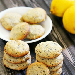 Vegan Lemon Chia Seed Cookies