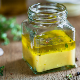 Vegan Lemon Vinaigrette Salad Dressing Recipe