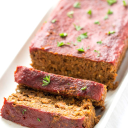 Vegan Lentil + Quinoa Meatloaf