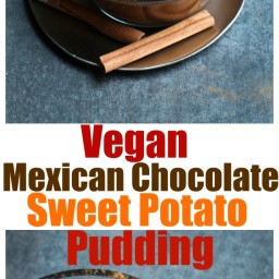 Vegan Mexican Chocolate Sweet Potato Pudding