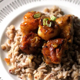 Vegan Orange Chicken over Rice {Awesome Plant-Based, Gluten Free Meal}