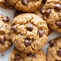 Vegan Paleo Chocolate Chip Cookies Recipe with Coconut Flour (Gluten Free, 
