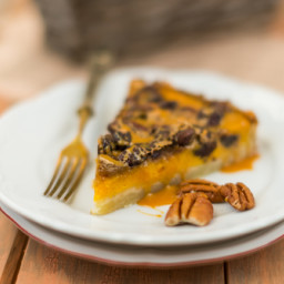 Vegan Pumpkin Pecan Pie