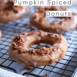 Vegan Pumpkin Spice Donuts Recipe