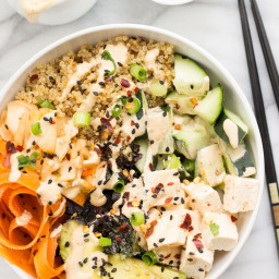 Vegan Quinoa Sushi Bowls