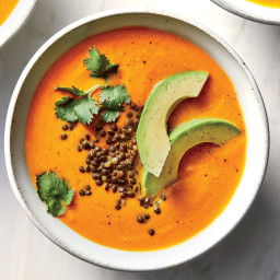 Vegan Roasted Carrot and Coconut Soup