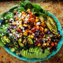 Vegan Roasted Vegetable Quinoa Salad