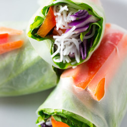 Vegan Salad Spring Rolls