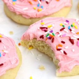Vegan Soft Frosted Sugar Cookies