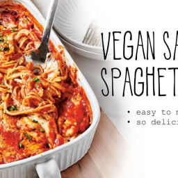 Vegan Spaghetti Bake!