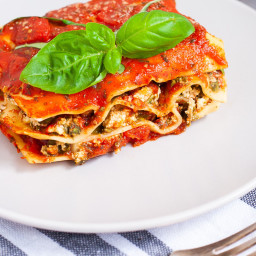 Vegan Spinach Lasagna (Tofu Ricotta)