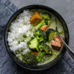 Vegan Thai Green Curry with Tofu