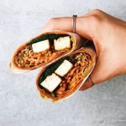 Vegan Thai Peanut Wrap