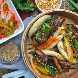 Vegan Tofu Bao Buns With Pickled Vegetables Recipe by Tasty