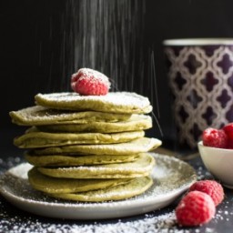 Vegan Green Tea Pancakes