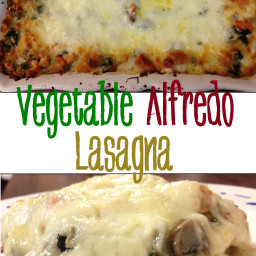 Vegetable Alfredo Lasagna