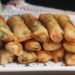 Vegetable And Shrimp Lumpia Recipe by Tasty