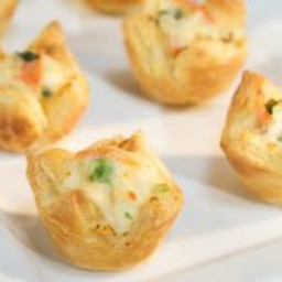 Vegetable & Cheese Pastry Puffs
