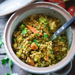 Vegetable Khichdi Recipe (an Ayurvedic Cleanse)