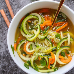Vegetable Noodle Miso Soup