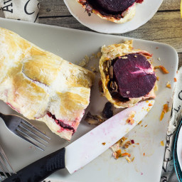 Vegetable Wellington with Beets and Goat Cheese