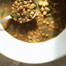 Vegetarian Crockpot Lentil Soup Recipe