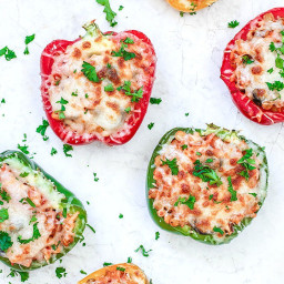 Vegetarian Stuffed Peppers With Lentils
