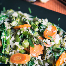 Vegetarian Thai Green Curry With Cauliflower Rice Recipe