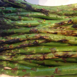 Veggie- Grilled Asparagus Rafts