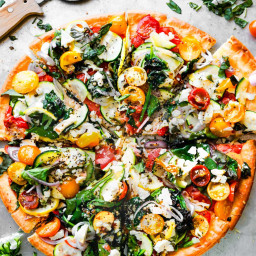 Veggie Lovers Flatbread Pizza Recipe