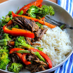 Veggie-Packed Slow Cooker Asian Beef and Broccoli