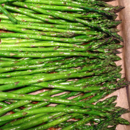 Veggie- Roasted Asparagus W/ Balsamic Butter