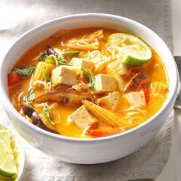 Veggie Thai Curry Soup Recipe