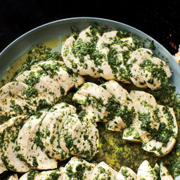 Verjus-Poached Chicken with Herbs