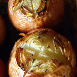 Vermouth Whole Roasted Onions Recipe