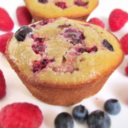 Very Berry Protein Muffins