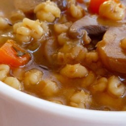 Very Easy Mushroom Barley Soup