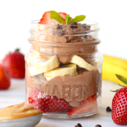 VIDEO: Healthy Chocolate Peanut Butter Mousse