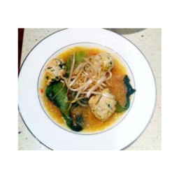 Vietnamese Chicken Meatball & Noodle Soup