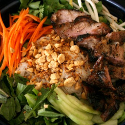 Vietnamese Inspired BBQ Pork Salad