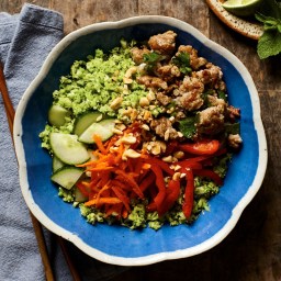 Vietnamese Pork and Broccoli "Rice" Bowls